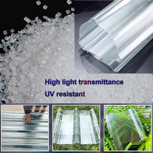 Miniatura 8 de Hojas De Techo Corrugado, Planchas Transparentes Tejados De 1 Mm De Espesor, Placa De Iluminación Natural De Fibra De Vidrio, Placa Ondulada Anti-Uv Para Uso En Exteriores 0.9 1.5m 35 59in