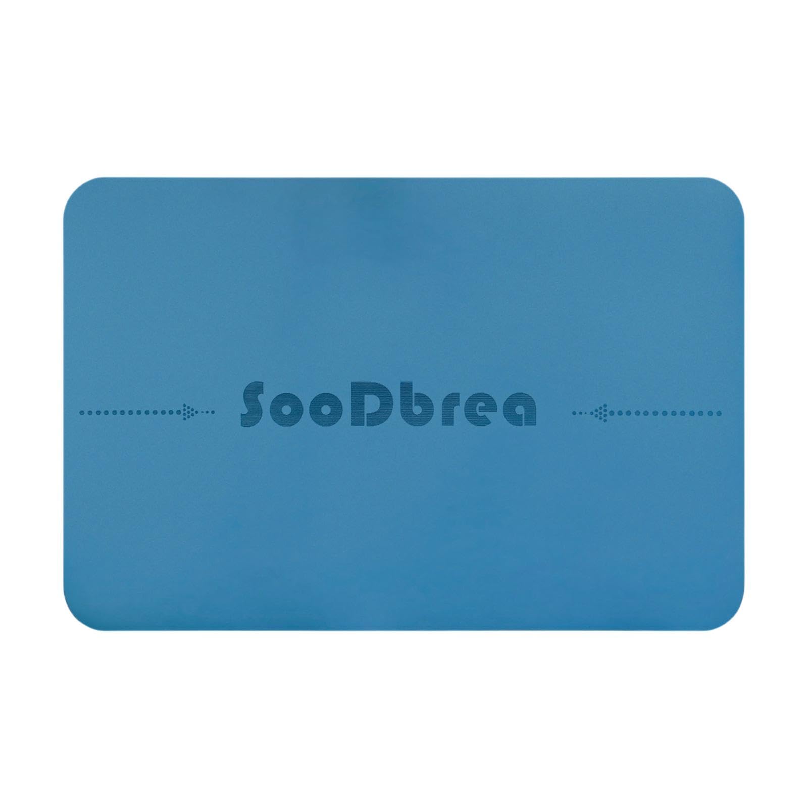 SooDbrea Mini Yoga Mat, Warrior-like Grip,Non-Slip,Alignment System,Head,Knee and Elbow Pad,Meditation Mat,Abdominal wheel pad,Portable
