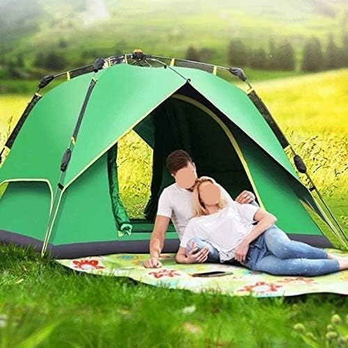 Carpa portátil para 2 personas color naranja miniatura 2