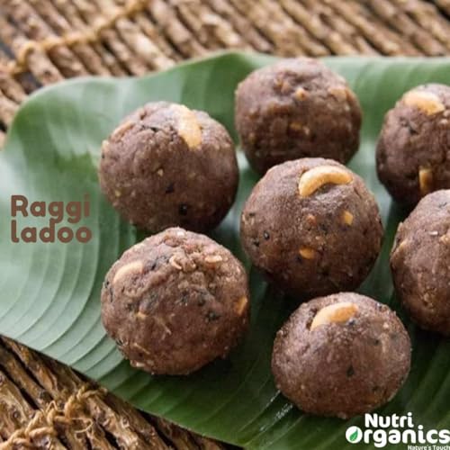Image of NutriOrganics Unpolished Finger Millet (Ragi) - 1.5 Kg | Mandua /Kezhvaragu /Mandia /Taidalu /Kodra /Ragula /Nachni