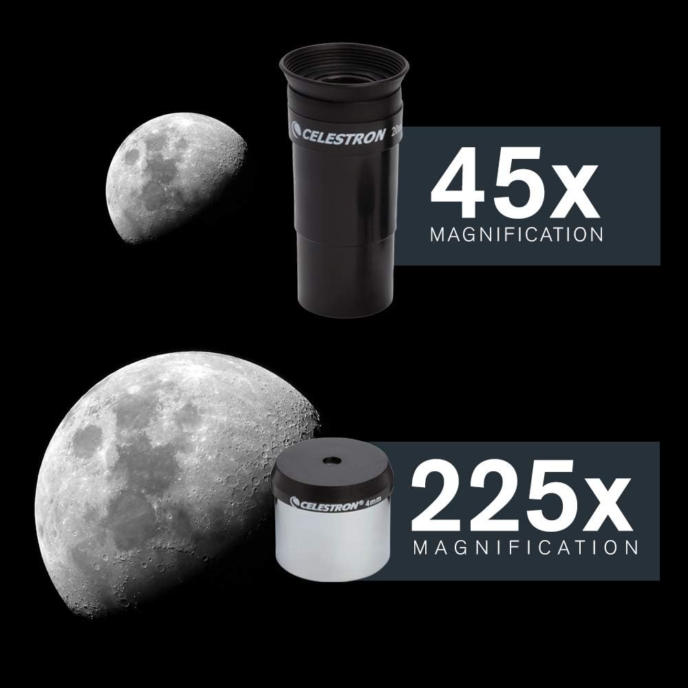 Black Friday - 40% OFF Celestron - PowerSeeker 114EQ Telescope - Manual German Equatorial Telescope for Beginners - Compact and Portable - BONUS Astronomy Software Package - 114mm Aperture