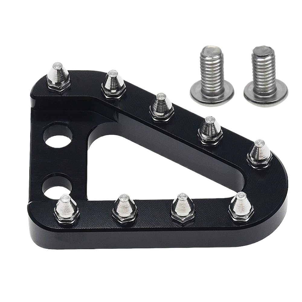 Back Brake Pedal Lever Step Plate Tip Kompatibel mit SX SXF XC XCF XCW EXCF, EX EC MC F, FC TC FE TE FX TX Modelle 2012-2016(Black)