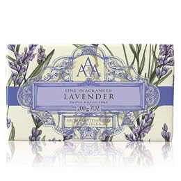 AAA Floral - Triple-Milled Luxury Soap Bar - Lavender - 200 g / 7 oz (SLS and Paraben Free)