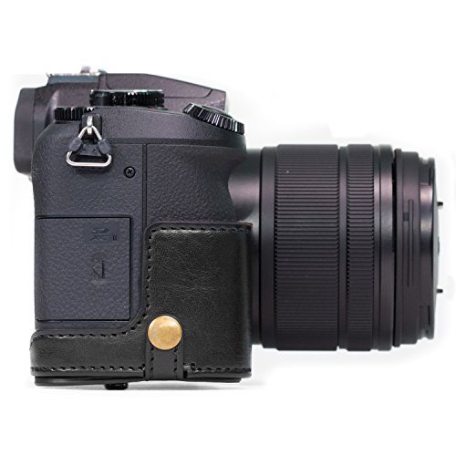 Funda de cuero MegaGear para cámara Panasonic Lumix DMC-G85 miniatura 5