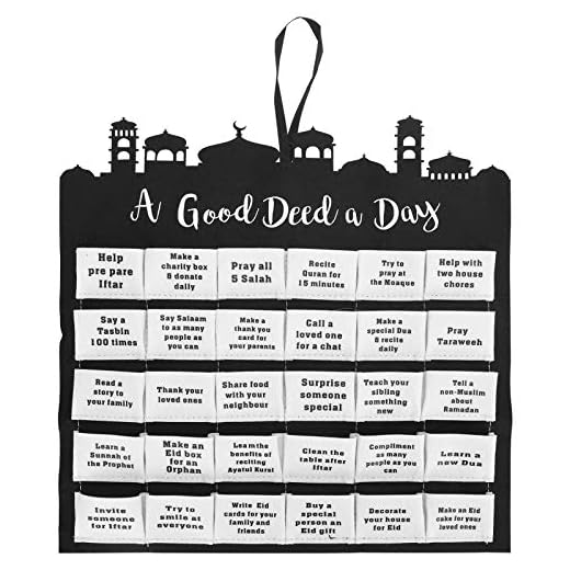 Goede daden Ramadankalender
