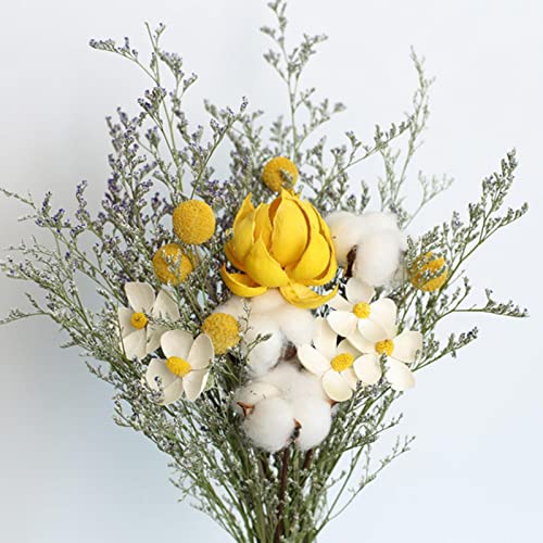 Bouquet natural seco Baoblaze 2X arreglo miniatura 2