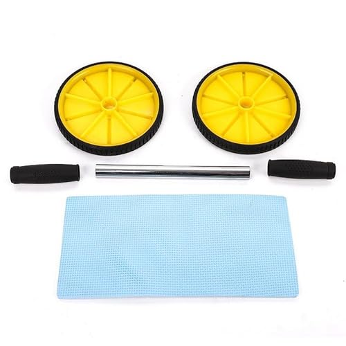 Roda de abdominal Amarela WCT FITNESS Funcional Rolo Fitness Treino