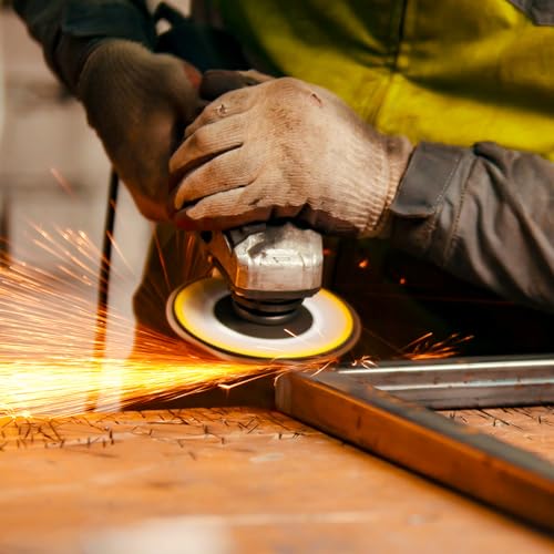 Discos para amoladora angular que eliminan óxido y rebabas en metal y fibra de vidrio 6