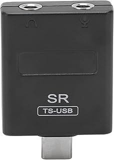 Zunate USB External Stereo Sound Adapter, USB Audio Adapter External Stereo Sound Card,with 3.5mm Headphone and Microphone Jack Audio Adapter Mic Stereo Sound Card,for Win,for IOS