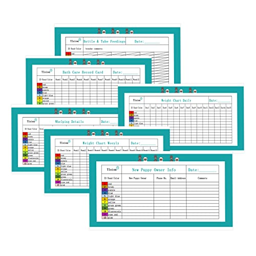 Tlsiod Pet Whelping Kit For 12 Puppies Birth, Keeping Kitten Dogs Cats Breeding Feeding Sets Supplies (Blue) #TOP3