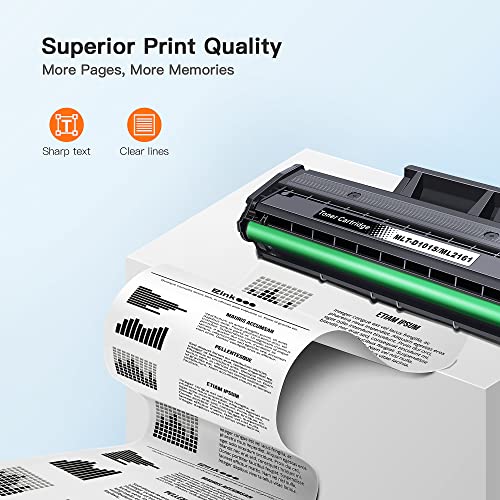 E-Z Ink (Tm Compatible Toner Cartridge Replacement For Samsung Mlt-D101S 101S Mltd101S To Use With Ml-2166W Ml-2160 Ml-2165 Scx-3405W Ml-2165W Scx-3405Fw Scx-3400 Scx-3401Fh Sf-760P Printer (1 Black) #TOP1