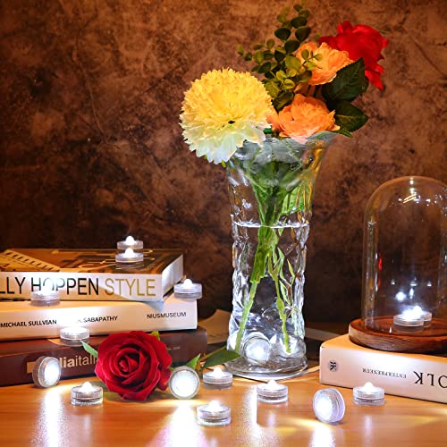 Hl Submersible Led Light,White Small Led Light,100 Hours Waterproof Flameless Led Lights Battery Powered thumb #1