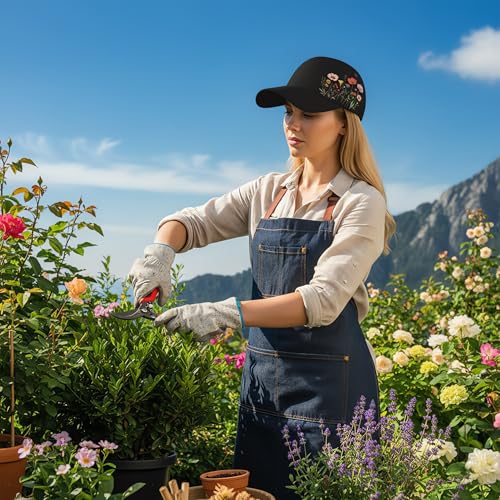 Gorra de béisbol floral unisex ajustable miniatura 2
