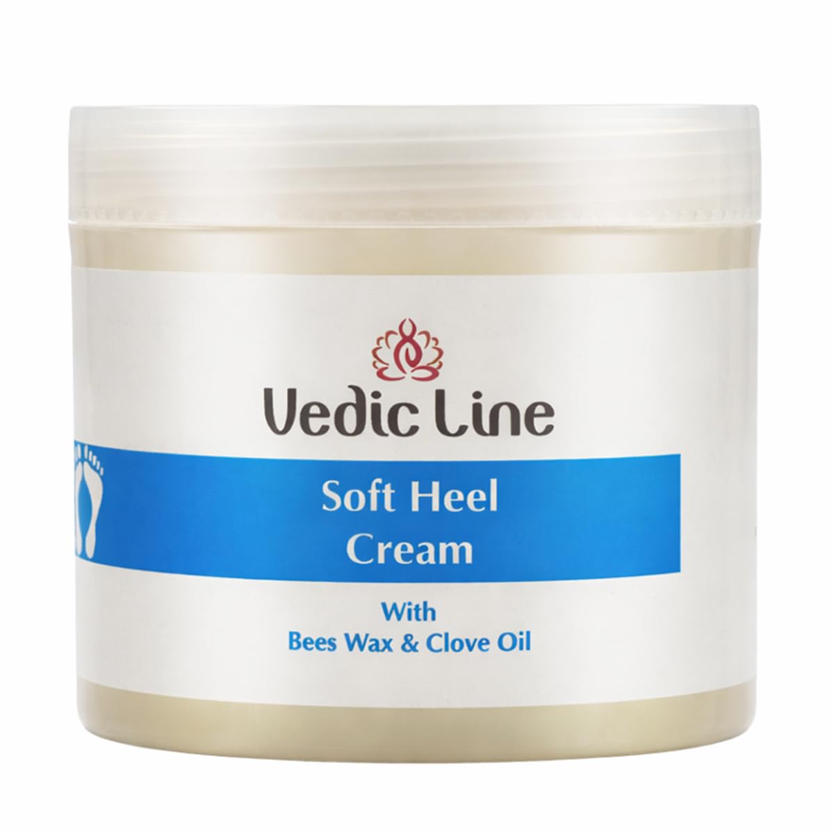 Vedicline Soft Heel Cream For Rough and Cracked Heel with Neem Seed Oil, Clove Leaf Oil and Menthol Keeps Skin Hydrated, Supple and Smooth, 100ml
