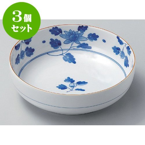 Set of 3, Moribachi (Medium), Dyed Small Flower Moribot, 9.1 x 2.8 inches (23 x 7 cm), Restaurant, Ryokan, Japanese Tableware,