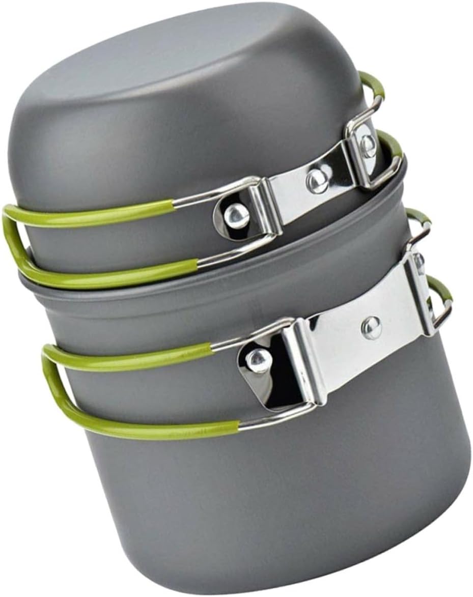 Camping Cooking Set Non-Stick Frying Teapot Portable Cooking Tools Person Outdoor Kit