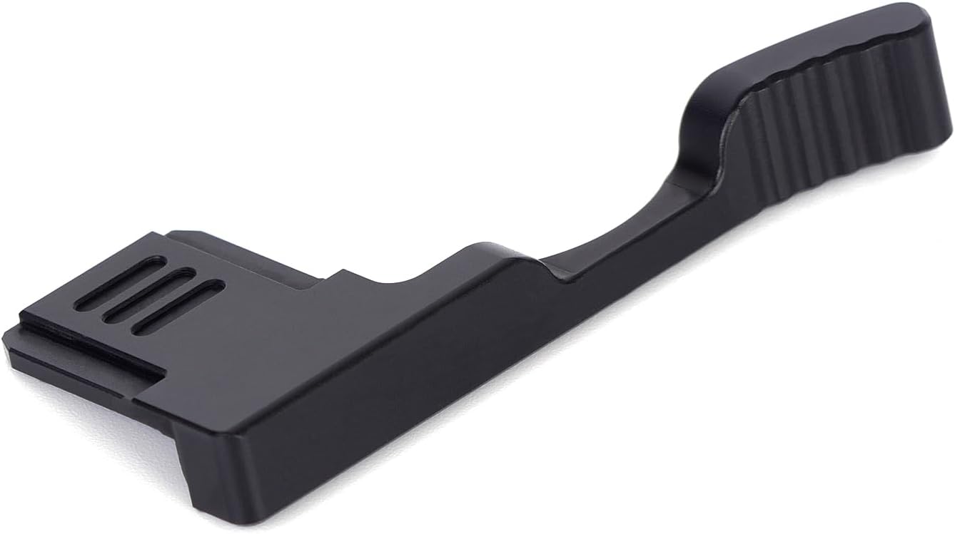 Metal Thumbs Up Grip for Fujifilm Fuji X-E5 Camera, XE5 Thumb Up Rest Hand Grip Anti-Slip Finger Grip, Hot Shoe Mount Thumb Support Enhanced Grip for One-Handed Photography (Black) - Image 3