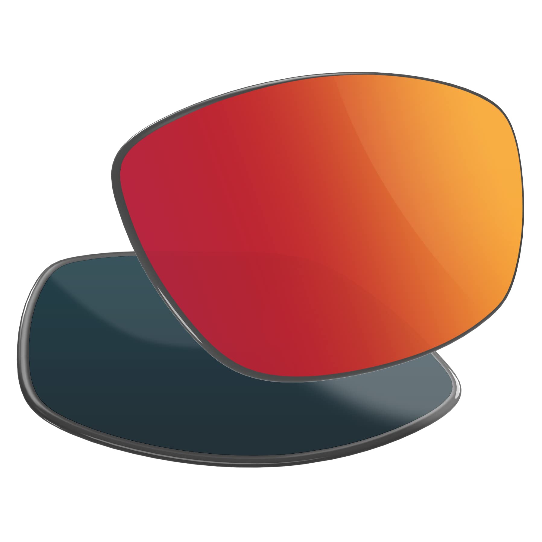 Vaep Polarized Replacement Lenses for Spy Optic Angler Sunglasses - Brick Red