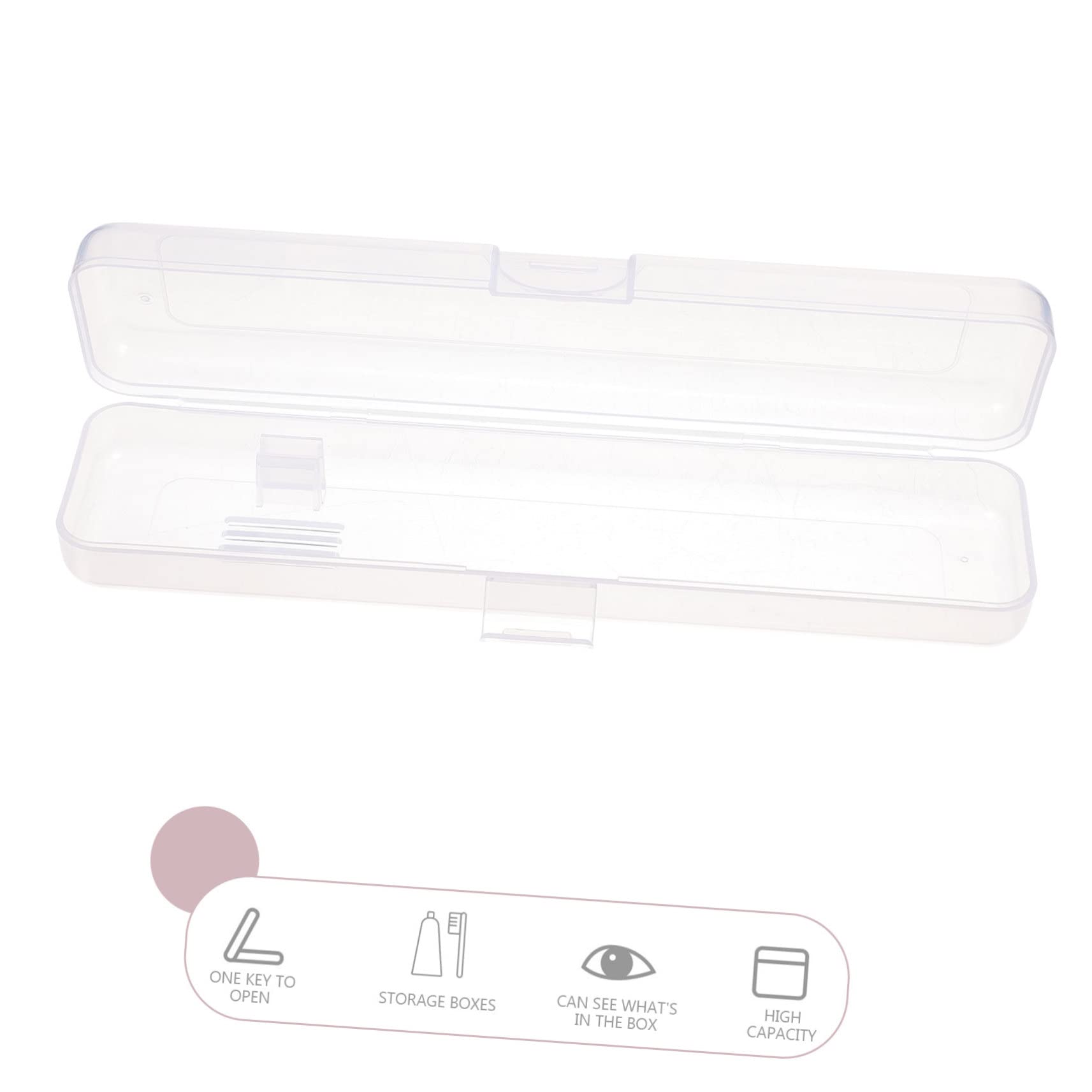 Zerodeko 9pezzi Scatole Porta Spazzolino Da Viaggio Trasparenti e Traspiranti Organizer Per Spazzolino e Dentifricio Per Viaggi e Ufficio