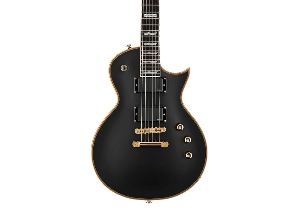 ltd ec1000 deluxe ビンテージブラック ESP LTD Deluxe EC-1000 Vintage Black - Drop-D Sounds