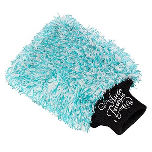 Plush Wash Mitt | Ultra-Soft Microfibre Mitt | Scratch-Free Car Wash | Deep Pile | Super Absorbent | UK Made