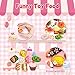 CIYOJA 50 Pack Mini Food Blind Bags for Kids - Small Dollhouse Accessories & Party Favors Set with Tiny Resin Food Toys, Perfect for Pretend Cooking Games, Miniature Kitchen Play & Collecting