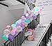 Unicorn Balloons Arch 114pcs & Garland Kit (Gold Confetti .Pearlescent Pink Purple.Light Purple.Mint Green.White.)Tying Tools+Decorating Strip+Points stickers+Flower Clips+Ribbon .Shower Unicorn Party