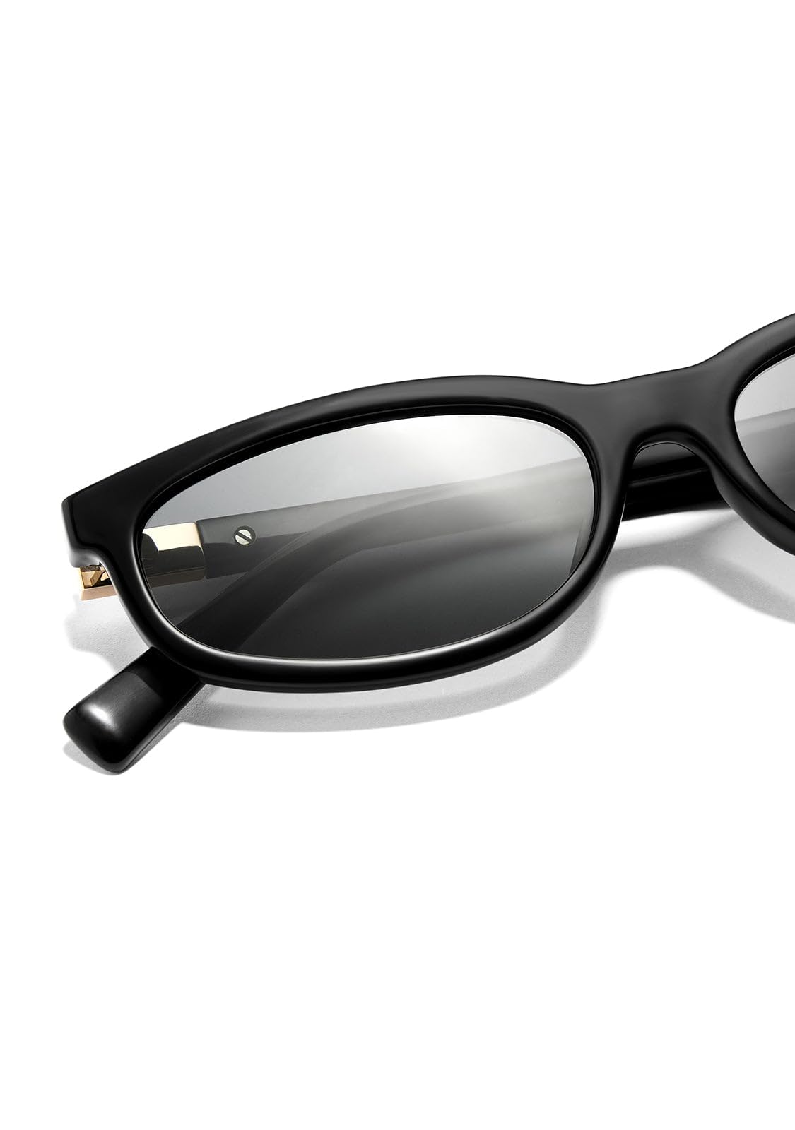 D.Franklin Occhiali da sole - Unisex - Con lenti protettive UV - Modello lewk - Esagonali - Per uomo e donna - Sunglasses