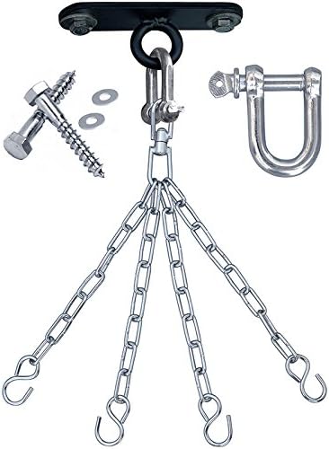RDX Punch Bag Ceiling Hook With Chains Swivel,Steel Wall Bracket Boxing 4S US