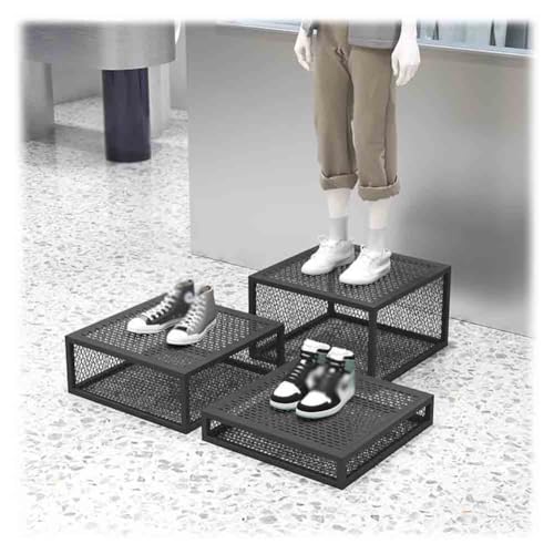 Socle d'affichage pour mannequins et présentoir épuré de chaussures de luxe
