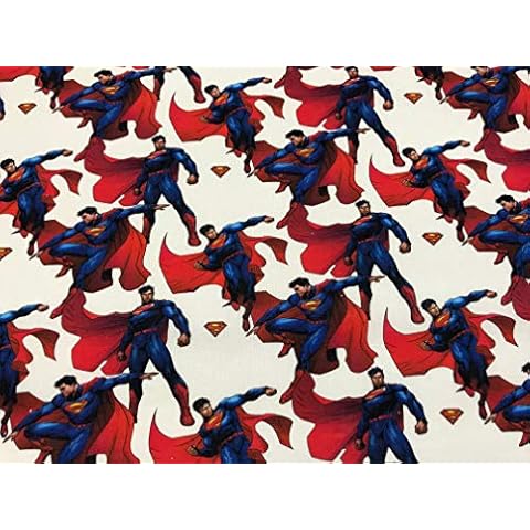Superman Fabric 100% Cotton Poplin Cover