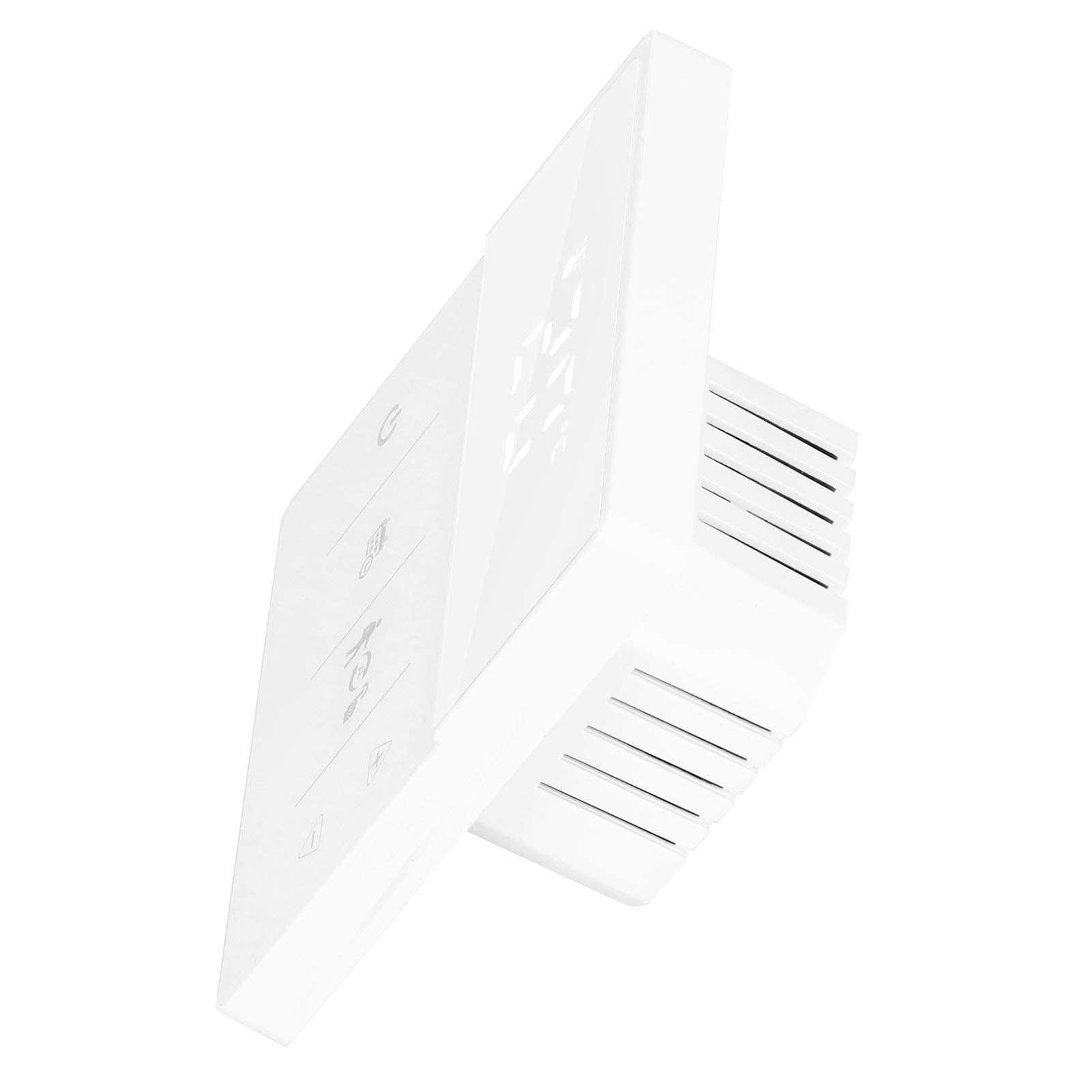 Termostato Preciso Termoregolatore a Parete per Scaldabagno Riscaldamento a Pavimento Interno, Touch Screen LCD Programmazione Settimanale per Uso Domestico, Dimensioni 86x86x11mm (#2)