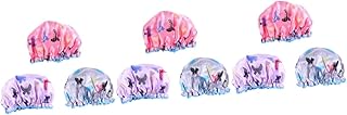 NOLITOY Touca De Banho Feminina 9 Peças Touca De Secagem Para Cabelo Touca De Banho Para Meninas Touca De Banho Reutilizável Touca De Banho Para Secagem De Cabelo Touca De Banho