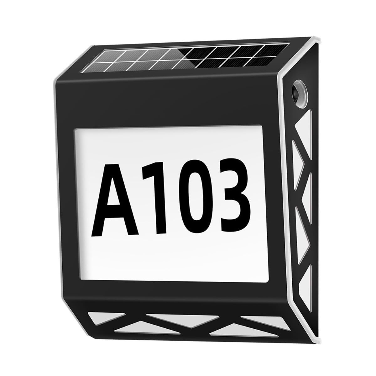Numero Civico Lampada Solare Luce Per Esterno Acciaio Inossidabile Pp Materiale Robusto Durevole Installazione Facile Sicuro Maltempo Resistente Effetto Luce