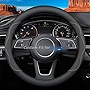 Deer Route Custom-Fit for Hyundai Steering Wheel Cover, Premium Leather Car Cover with Logo, Non-Slip, Breathable, Accessories (A-Style,for Hyundai)