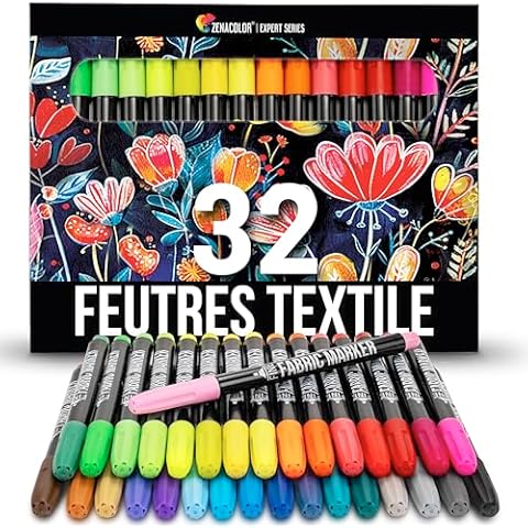 Feutres Textile Zenacolor 32 Cover
