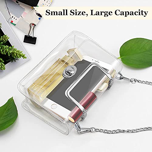 COROMAY Clear Purse for Women, Clear Bag for Stadium Events, Transparent Stadium Purse4