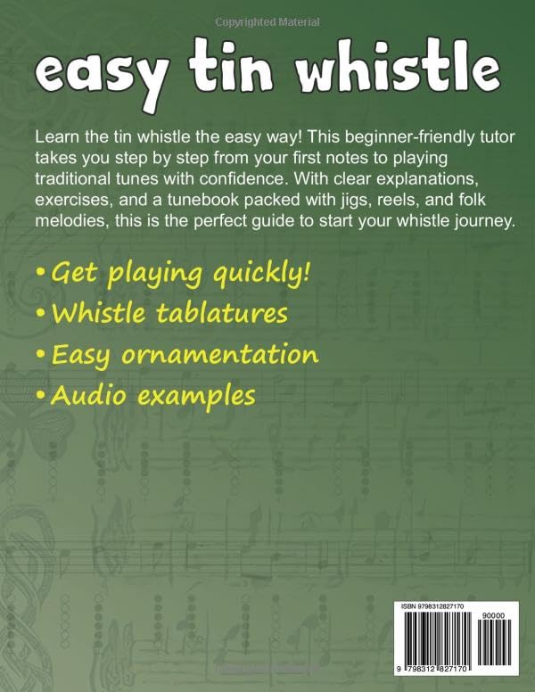 Image of Easy Tin Whistle Tutor Book