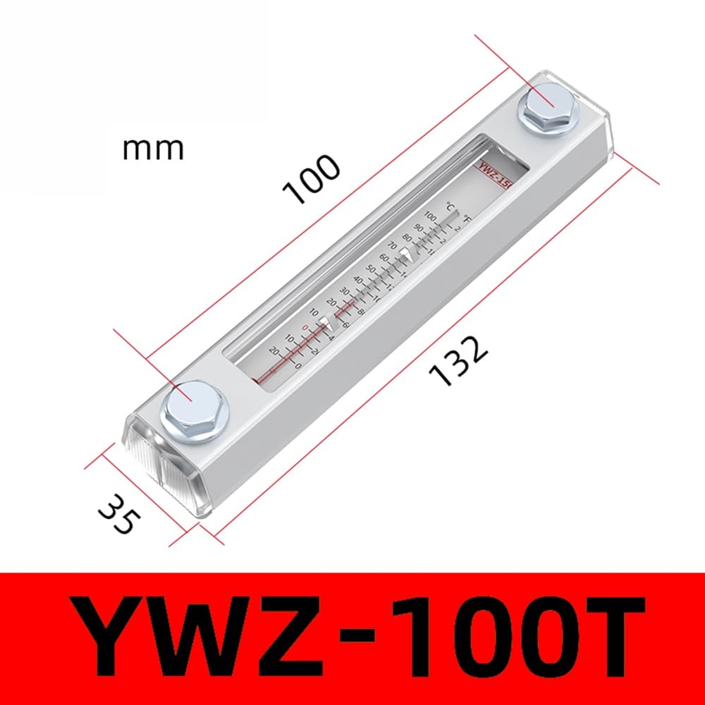 Hydrauliktank-Füllstandsmessgerät mit Aluminiumgehäuse – 0,3 bis 15 m Messbereich, -40 °C bis 450 °C Temperatur, 1 Stück(YWZ100T)