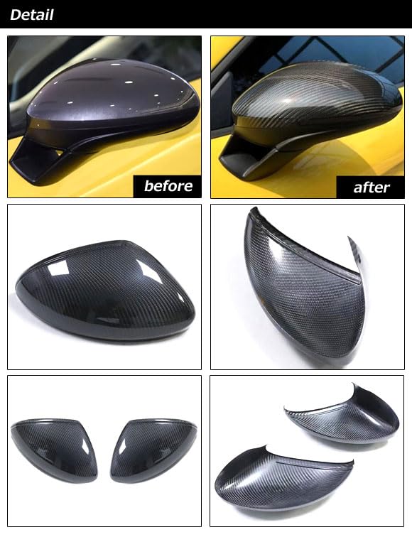 ポルシェ 718 ケイマン リアルカーボン　ミラー&ドアカバー Amazon | ドアミラーカバー ポルシェ用 718ケイマン 982 2016年04月