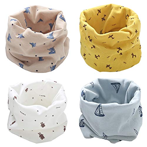 ZYUPHY Bufanda Bebé Niños Pañuelo Cuello Bufanda de Algodón