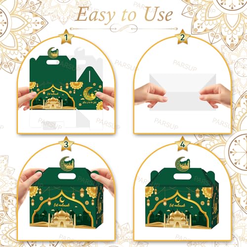 PARSUP-24Pcs-Ramadan-Eid-Mubarak-Gift-Boxes-Small-Goodie-Present-Boxes-Recycled-Party-Favour-Boxes-Printed-Cardboard-Box-for-Candy-Cookies-6-Patterns
