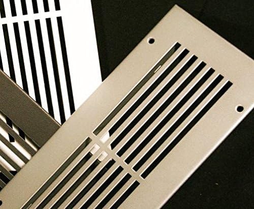 20 x 40 Silver Modern Linear Ceiling and Wall Air Returns and Grilles (22" x 42" Overall)