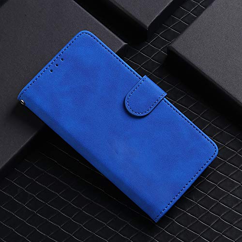 Coque en cuir iPhone 17E bleu au design rétro vintage exclusif - 2