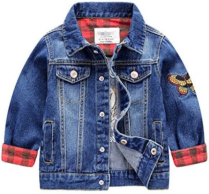 Amazon Lisa Pulster デニムジャケット デニムコート キッズ Gジャン ジージャン コート ボーイズ ガールズ 男の子 女の子 男女兼用 春秋 子供 春 コート 可愛い コート ジャケット 通販