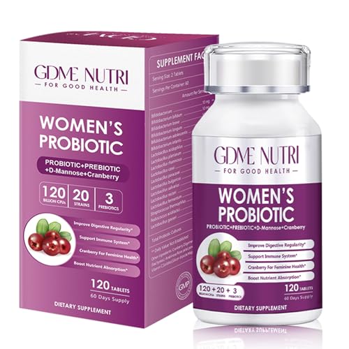 GDMENUTRI Women's Probiotics, 120...