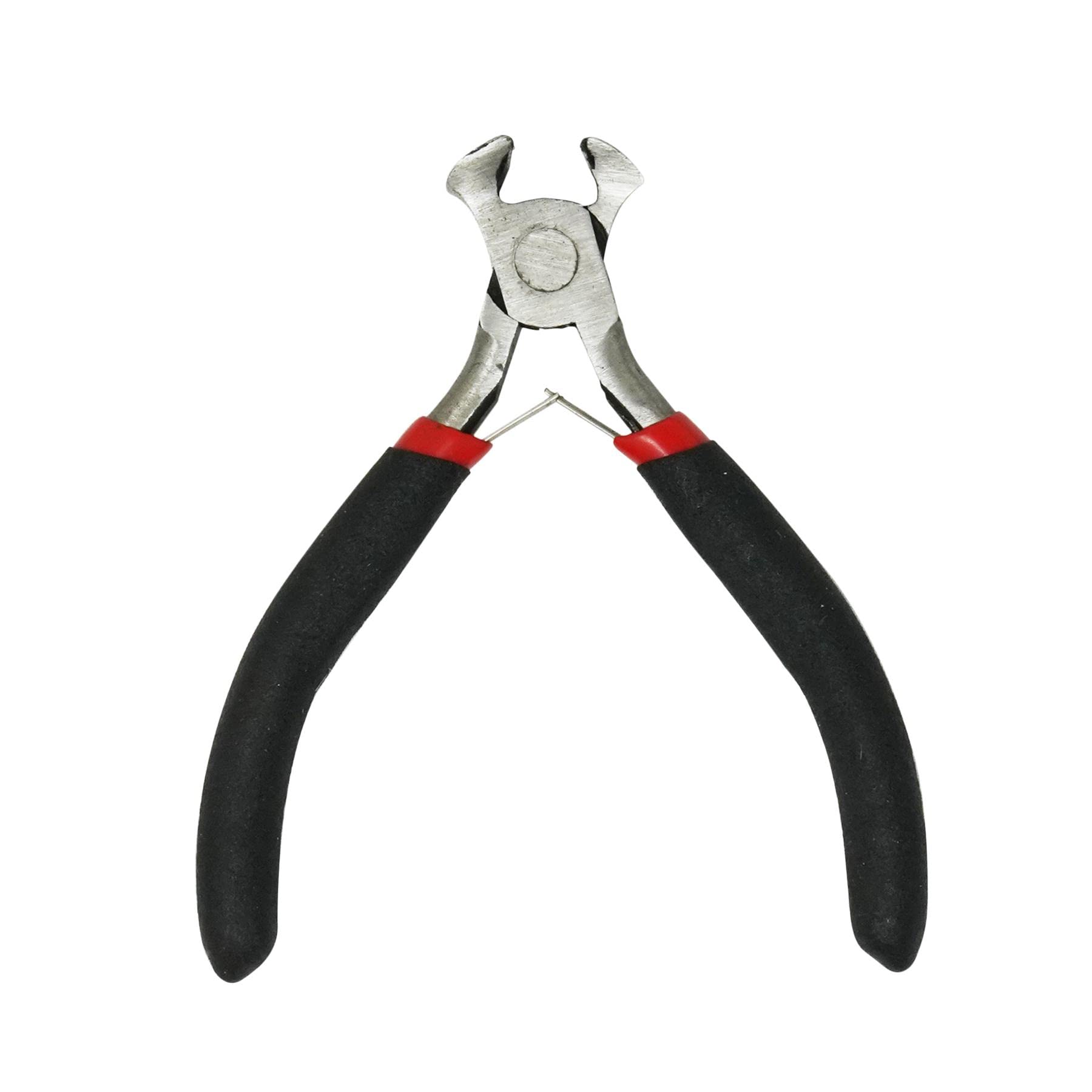 Dapetz ® Mini End Cutting Pliers 4 Inches End Nippers Small Jewelry Making Pliers Convex Shoulder Thin Precision Wire Cutters Fine Pliers Micro Shoes Repair Tool Pull Nails Beading Hobby Work Craft