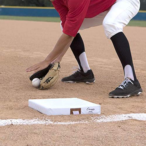 Throw Down Baseball Bases Champro 3-Piece Quilted Baseball