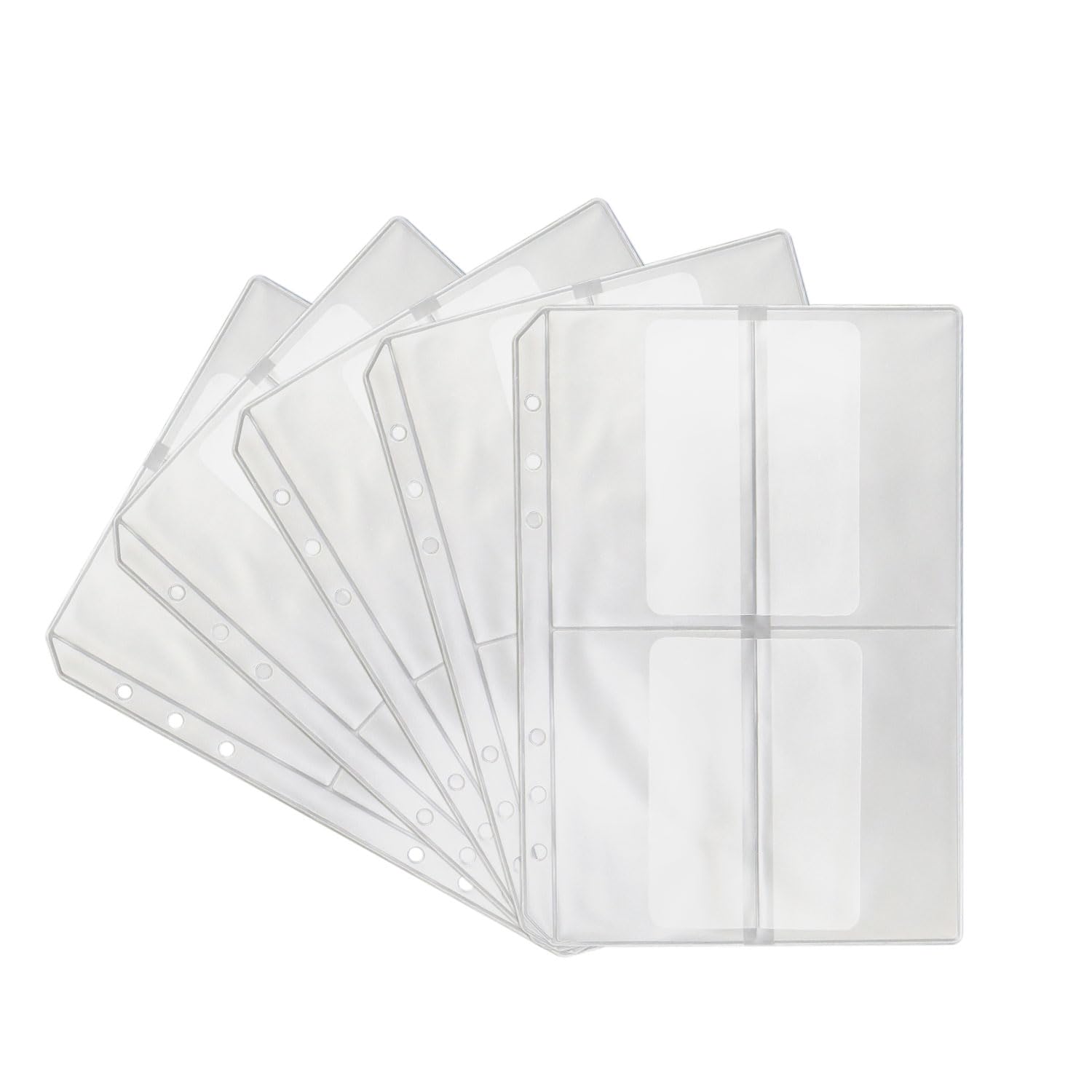 Amazon.co.jp: バインダーポケット A5サイズ相当 5枚入り 【4ポケット