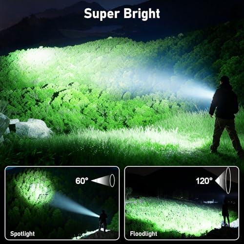 Blukar Taschenlampe LED Aufladbar, 800L Mini Clip LED Torch mit 5 Lichtmodi – Ansicht 4